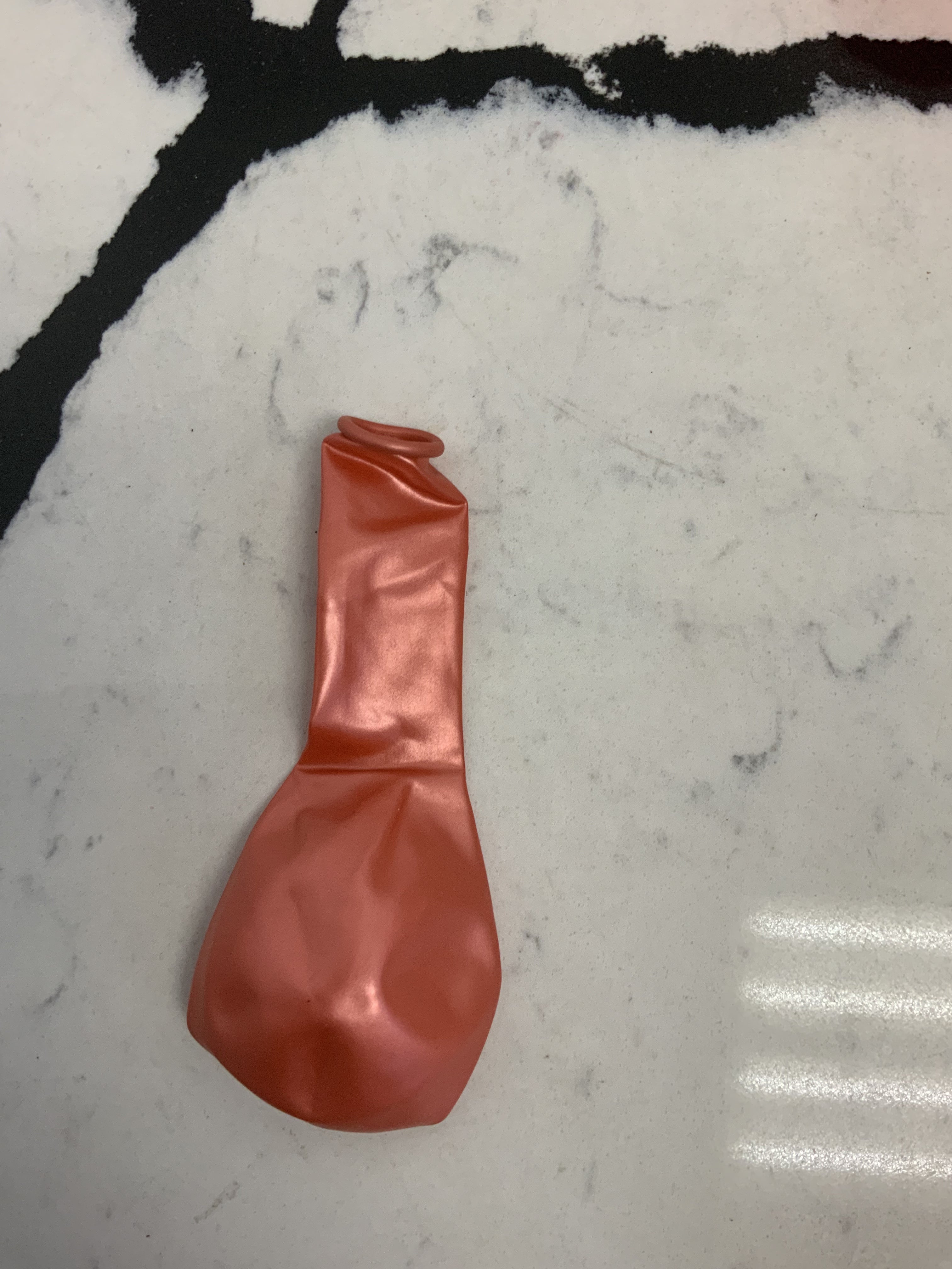 Rose gold latex balloon