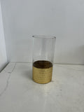 small gold dipped vase