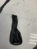 Black latex balloon