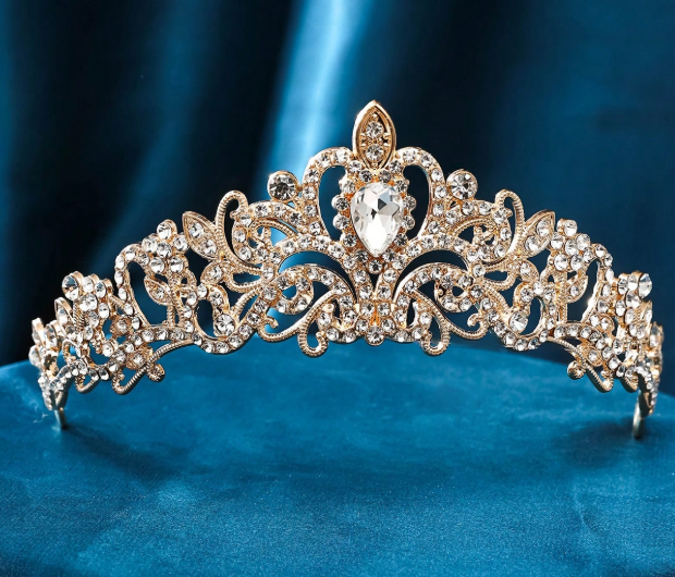 Fashionable And Personalized Queen Headpiece Accessory Bridal Crown