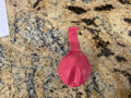 Hot pink latex balloon